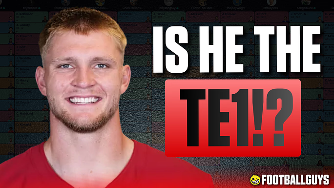 footballdiehard's tweet photo. The Hotseat 🔥 is back...

What if the biggest edge in fantasy football is knowing when NOT to pay for a tight end? 

This week, @jeffblaylock joins me to break down the mortal locks, sleepers, and values in the deepest TE pool we've seen in years.

https://t.co/m1ZA5EhEeW https://t.co/lkCps3o2qZ