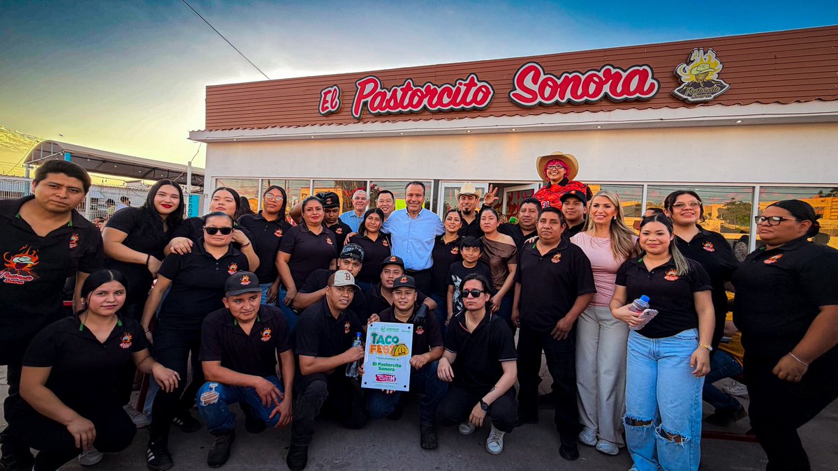 Turismohmo's tweet photo. 🌮🔥 El Pastorcito Sonora se ha convertido en una parada obligada para disfrutar del auténtico taco al pastor.

Reconocido con el premio al Mejor Taco al Pastor de la H, este logro refleja su compromiso con la calidad, el sabor y la pasión que imprimen en cada preparación. https://t.co/WvrhUCEHU5