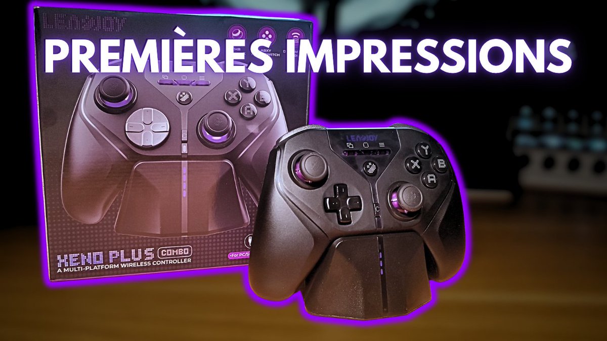 Musiblack's tweet photo. 🎮Unboxing complet de la @leadjoy_global  Xeno Plus, une manette petit budget qui veut venir titiller des modèles bien plus chers.
Première prise en main, tour complet de la manette et premières impressions à chaud.
La vidéo en dessous👇 https://t.co/8lMi1JxPnN