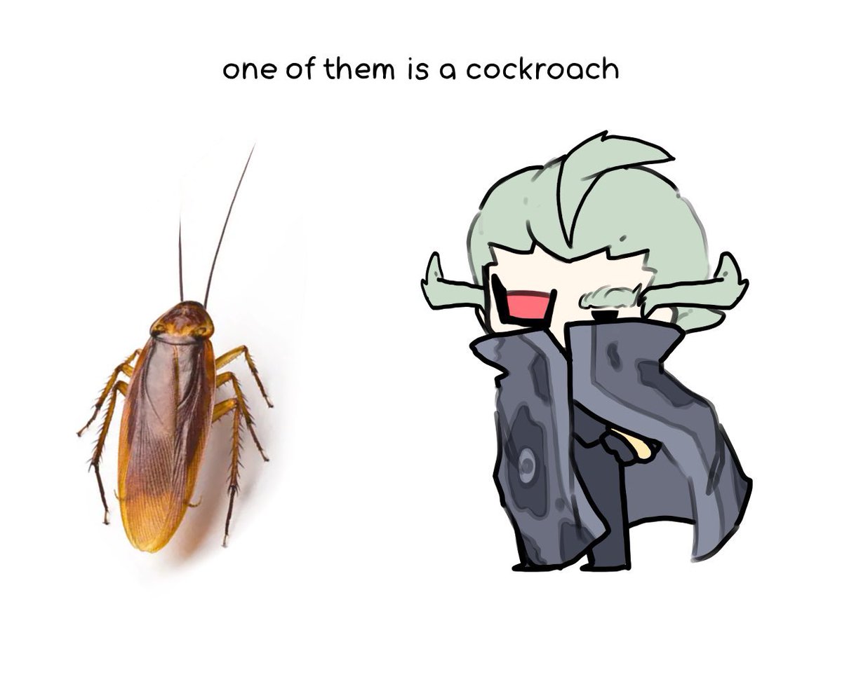 KIjjTTY's tweet photo. Squeeze the right cockroach https://t.co/fzAy7mjYxX
