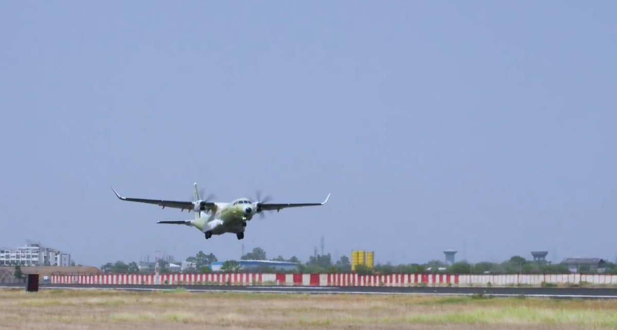 Airbus: The first 'Made in India' Airbus C295 military transport ...