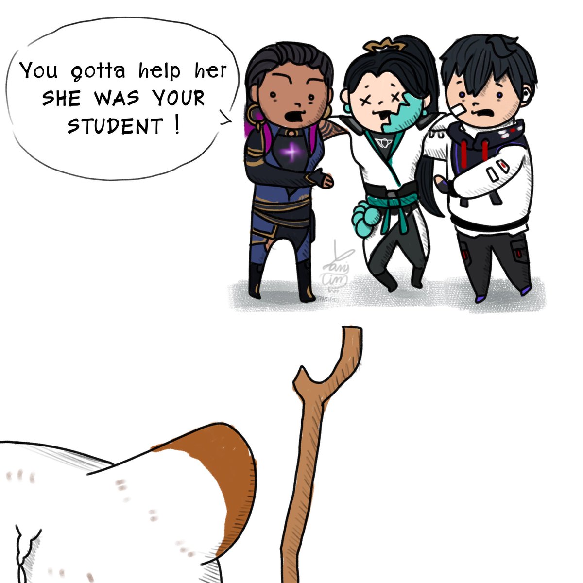 Yanitim1's tweet photo. Sage has to go back where she trained her power and guess who was her teacher.
#ValorantArt #Valorantfanart https://t.co/z9DZ0xlu29