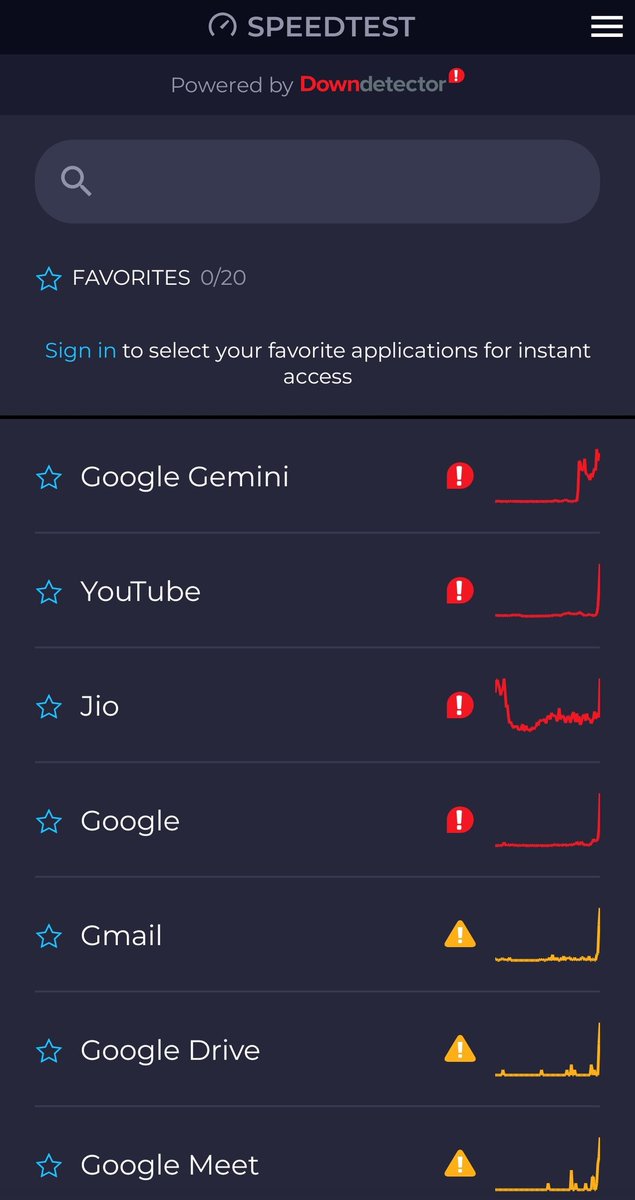 1NOnlyAyushX's tweet photo. Google services with Jio Down. #JioDown #GoogleDown #YoutubeDown https://t.co/UboFQRGTYV