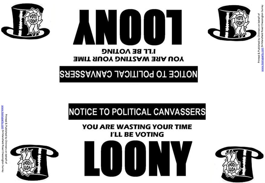 Official_MRLP's tweet photo. #Manicfesto, Door/window Poster &amp; Loony Dress Kit for the #MakerfieldByElection

(scissors, glue, safety pins etc not supplied) https://t.co/k71ovHQfQj