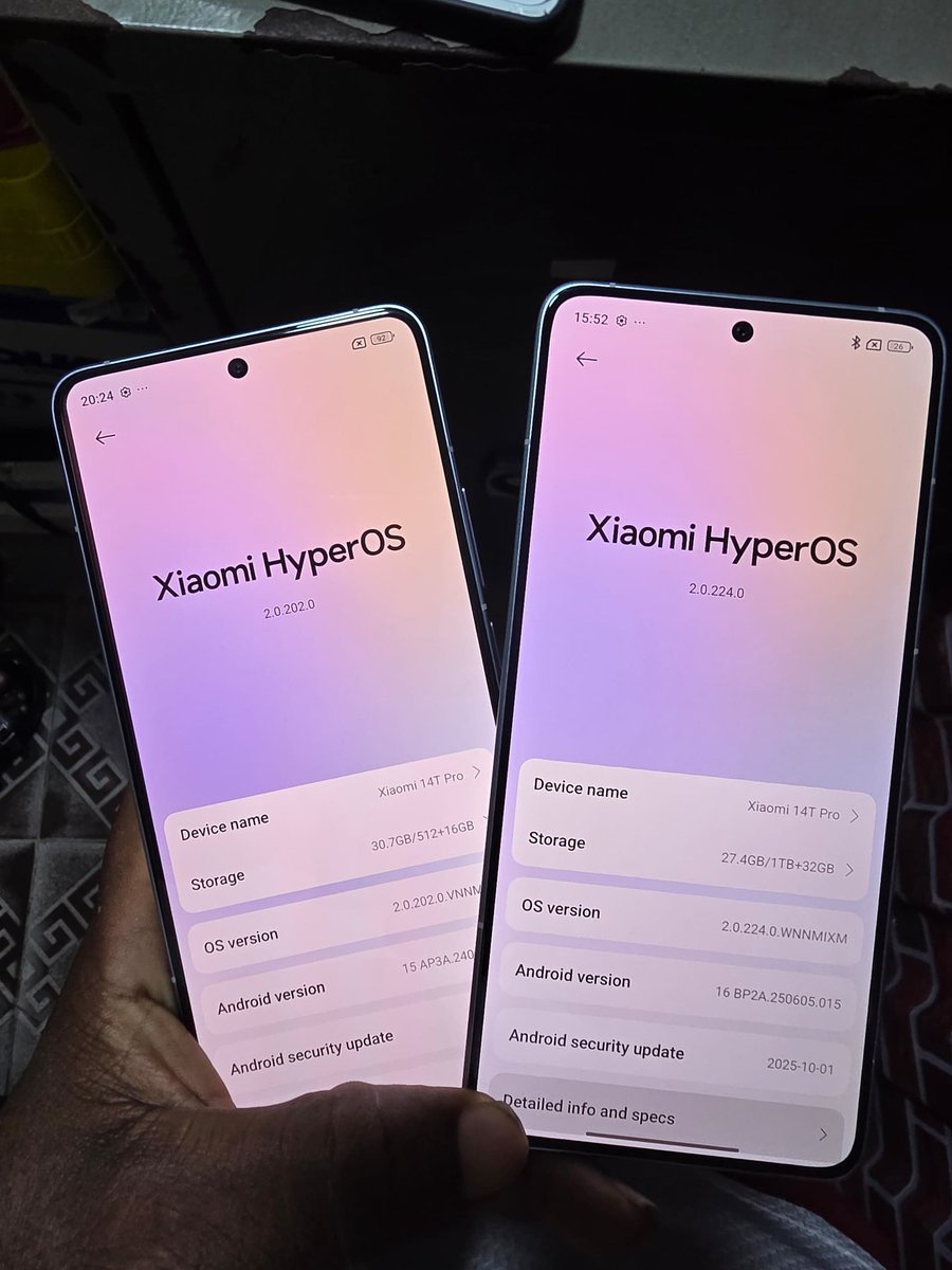 SamuelKolawole0's tweet photo. Xiaomi 14T Pro 5G - 12GB/512GB - Free 120W Charger - ₦560,000 https://t.co/PMtvmPGdHi