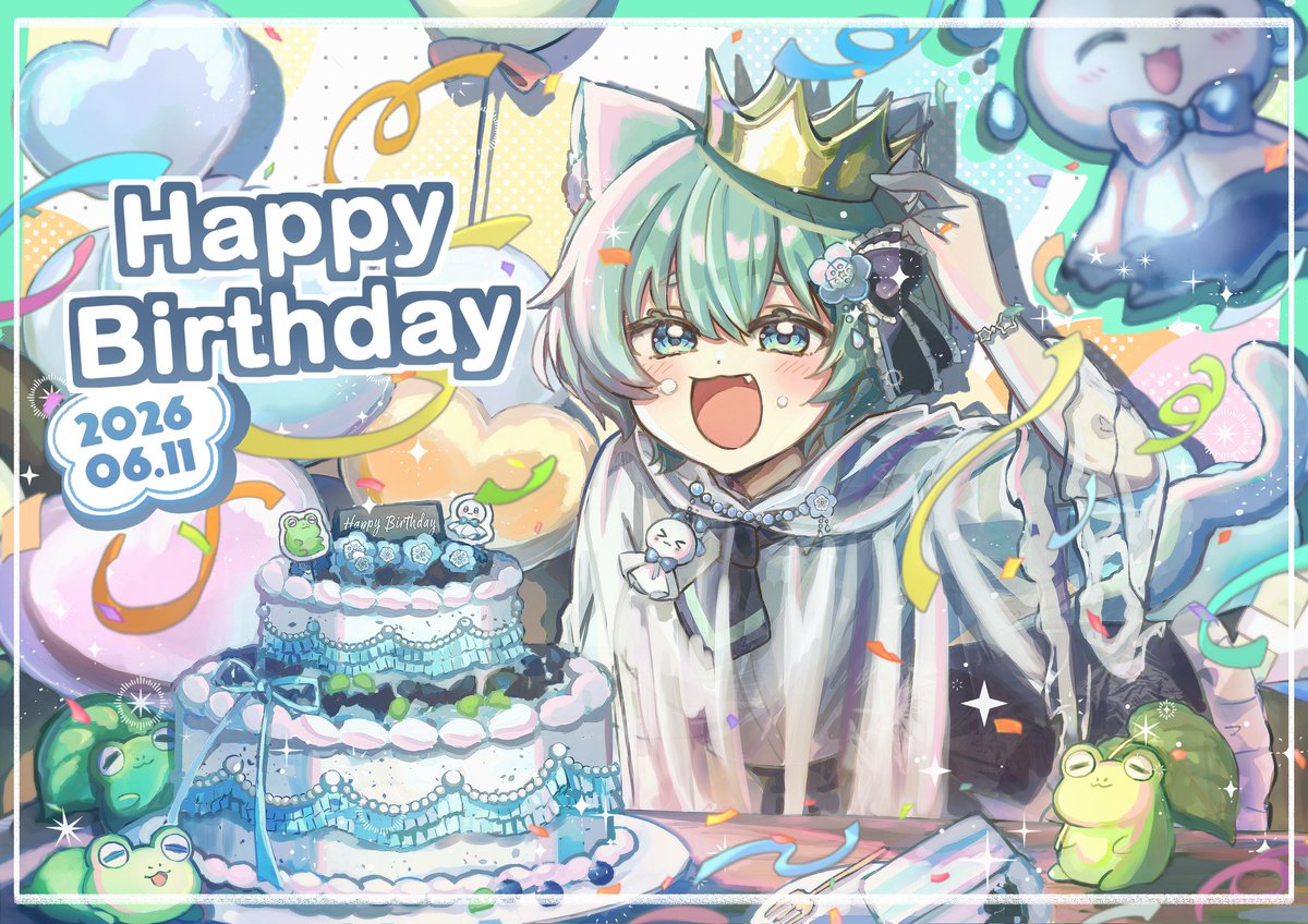 pichon_kaname's tweet photo. 本日誕生日になります！
今日は傘の日☂️☂️
去年の今頃はまだ活動してなかったんだなーって思うと、長いようで短かったです。これからもゆるっとがんばるぞー https://t.co/IbSJaVzFYC
