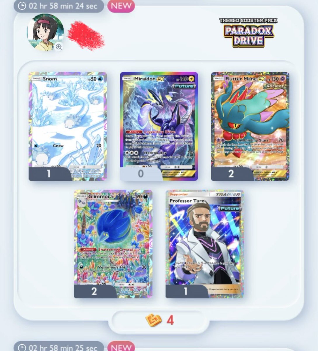 Zer01030's tweet photo. First God Pick in a year!! #PokemonTCGPocket https://t.co/1O8Jyh9TN1
