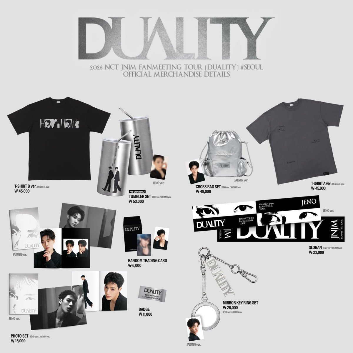 pservq's tweet photo. 2026 NCT JNJM FANMEETING TOUR 

🇰🇷 [DUALITY] # SEOUL MD
★ รอบพรีออเดอร์ พรุ่งนี้รอได้ราคาส่วนลดจากเว็บแล้วเรามาลงฟอร์มบ่าย ๆ เย็น ๆ นะคะ

🇯🇵 [DUALITY] # JAPAN MD
★ รอบกดเว็บ EC เปิดรับออเดอร์พรุ่งนี้เช่นกันค่า น่าจะประมาณ 20:00 เลย รับทุกอย่างแต่รับจำกัดนะคะเนื่องจากมีจำกัดการซื้อต่อออเดอร์และต้องแย่งกดด้วยค่ะ

#ตลาดนัดnct