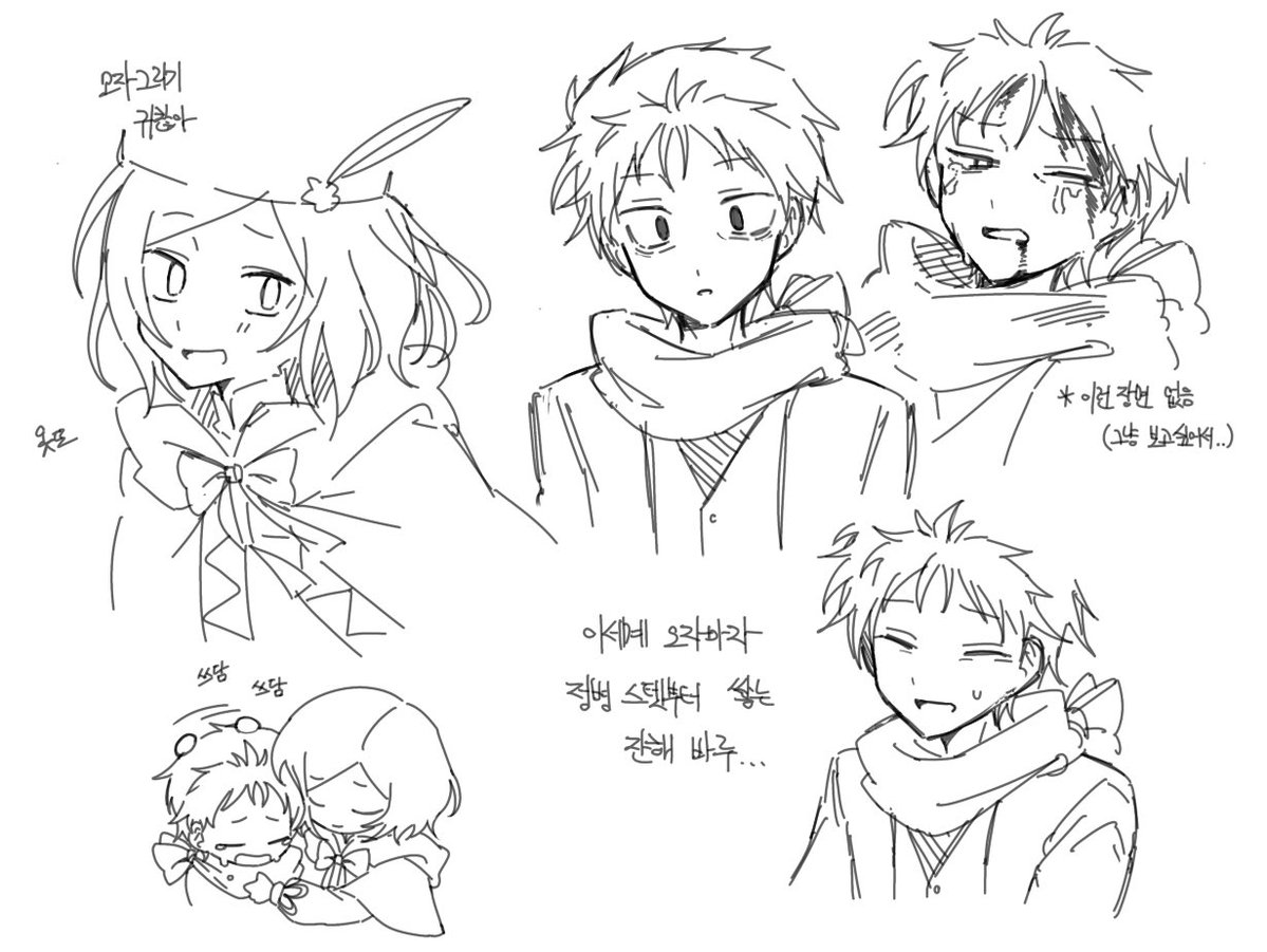 yuru_127's tweet photo. 낙서
(+작은 오스) https://t.co/f3oF5RfBER