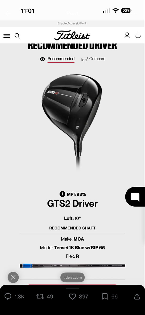mferry32's tweet photo. @Mike_kim714 @Titleist Make a miracle happen, pick me! https://t.co/snchyJT6ey