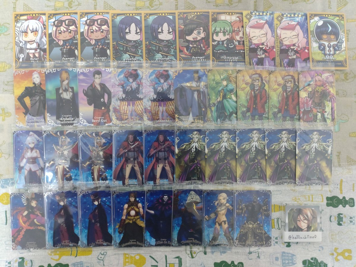 halllluch11no0's tweet photo. 【交換・譲渡】FGO ポートレイト OVER THE SAME SKY Fes.2025 コレクションカード ウエハース ブロマイド
霊基缶
［求］
画像1枚目 各1(💕のみ複数)
プロカ記載の同異種 杉谷
定価＋送料(ウエハースは50円/枚)

［譲］
画像2～5

→ https://t.co/2owZvRPyef