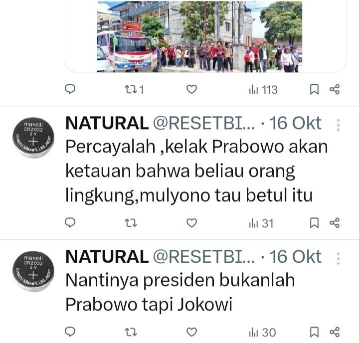 PERTAMAXRON89's tweet photo. @BenksWinarso Empat hari sebelum dilantik jadi presiden,2024 . 😂😂😂 Presiden linglung bang https://t.co/vzSnowB1q7