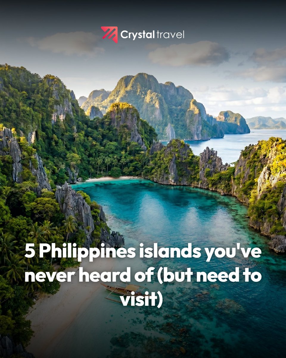 CrystalTravel's tweet photo. The Philippines Beyond Boracay 👀🌴

✈️ Philippines Flights From **£719 PP**

💾 Save &amp; Follow for More Travel Deals ✨
📩 DM Us or Call ☎️ 020-3515-1888 to Book Your Flights Today!
🔗 https://t.co/VZQfEzFX4S

#PhilippinesTravel #TravelFromUK #IslandEscape #HiddenGems #Travel https://t.co/tLrVdLqECs