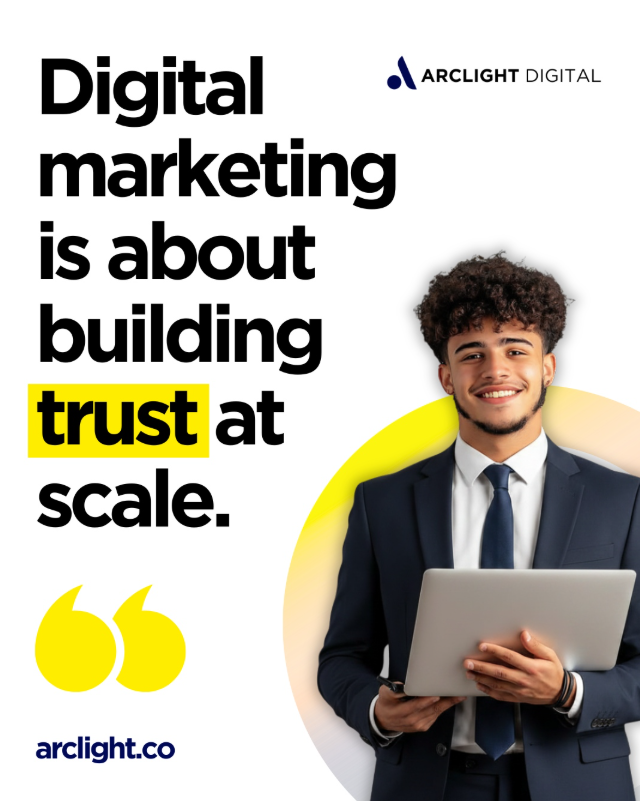 goarclight's tweet photo. Consistent messaging, valuable content, and a strong online presence help establish trust long before a sales conversation begins. That's where digital marketing creates lasting value. https://t.co/NJe1JYI3qr