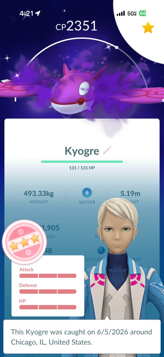 codysaurus_'s tweet photo. My first @PokemonGoApp GO Fest was a magical experience and I can’t wait to go back next year! These are my catch highlights, for sure. ♥️ 

Will have to follow up with pictures of our various adventures later! https://t.co/V6htiYielS