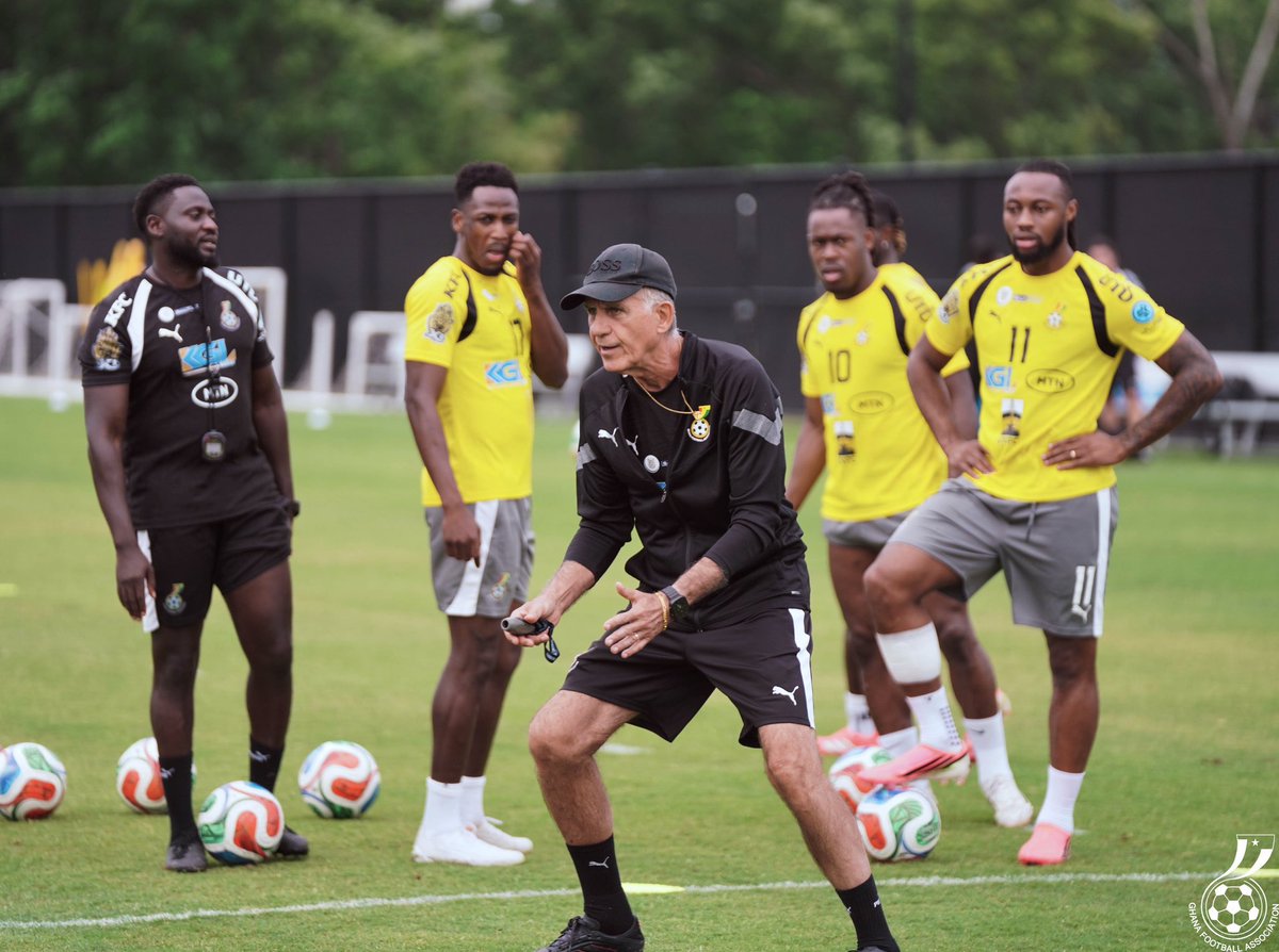 _owurakuampofo's tweet photo. Black Stars head coach Carlos Queiroz is fired up! 🇬🇭 https://t.co/UWQyS56Sn4
