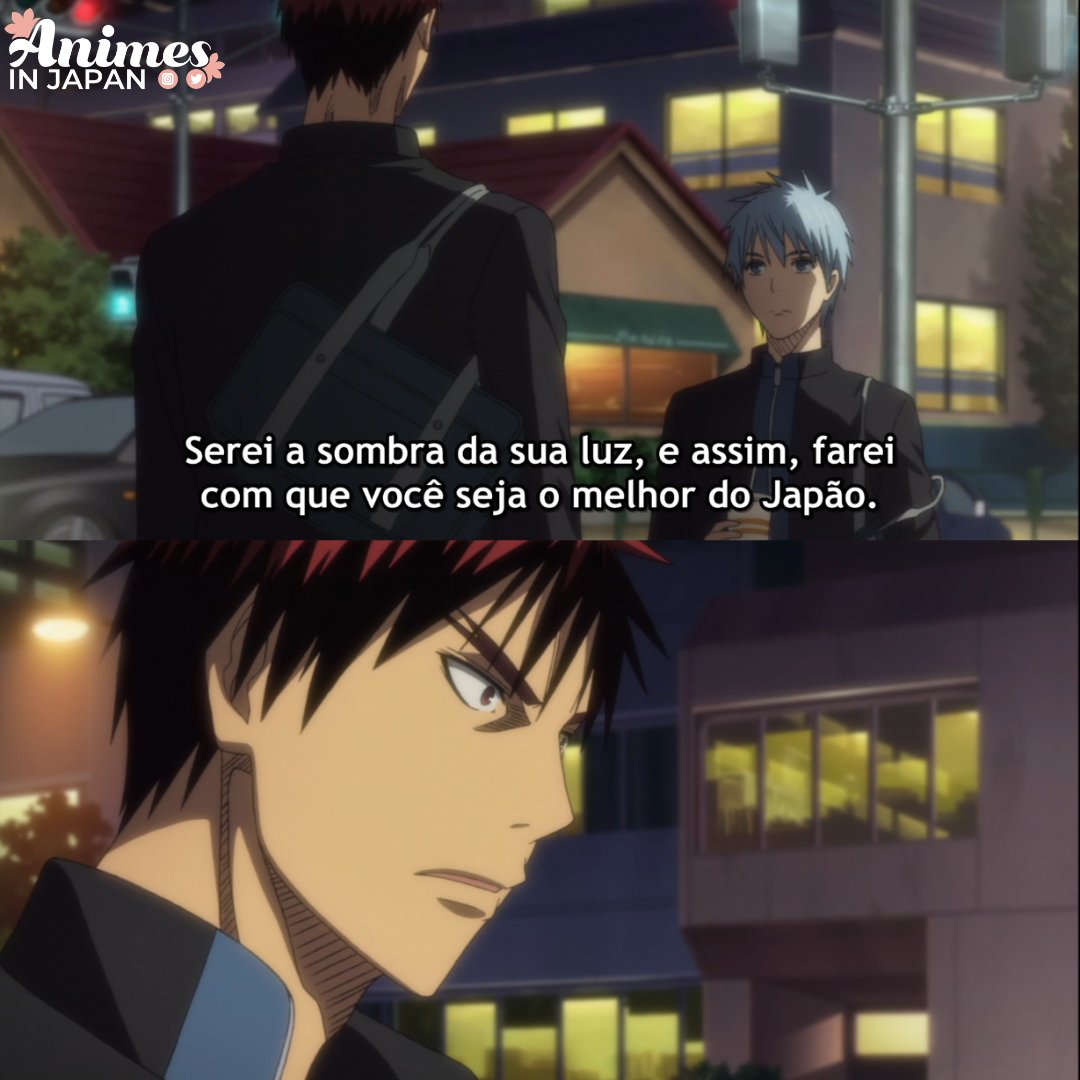 animesinjapan's tweet photo. "Serei a sombra da sua luz, e assim, farei com que você seja o melhor do Japão."

Isso é o equivalente a falar que ama no primeiro encontro....

Anime: Kuroko no Basket https://t.co/rVOeVlk94X