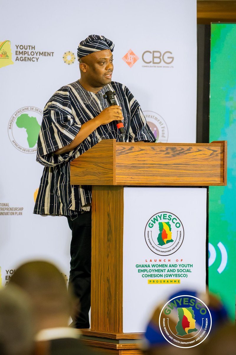 AmaMawusiM's tweet photo. I had the privilege of delivering remarks at the launch of the GWYESCO Programme in my capacity as National Coordinator of rCOMSDEP, one of the implementing partners of this transformative initiative.

In my remarks, I highlighted the importance of our Results-Based Finance…
1/3 https://t.co/0QXikXP0cT