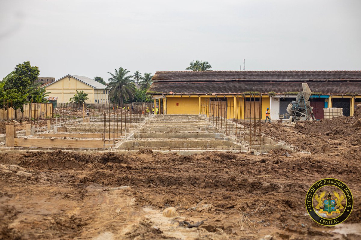 EkowEduamoah's tweet photo. As part of the ongoing inspection tour of the 24-Hour Market Project across the Central Region, the tour continued to Twifo Hemang, Komenda, Elmina, and Cape Coast, where I assessed the progress of work at the various project sites. The purpose of these visits was to monitor construction activities, engage with contractors and project managers, and ensure that work is progressing according to schedule and in line with the required standards.
During the tour, I inspected the work completed so far, reviewed the pace of construction, and held discussions with contractors regarding timelines, challenges, and measures being implemented to ensure the timely delivery of the projects. I reiterated the importance of maintaining high-quality standards, professionalism, and diligence throughout the construction process.
In addition to the site inspections, I engaged with traditional authorities, traders, and members of the host communities to share government's vision for the 24-Hour Economy initiative and to gather their views and expectations regarding the projects. These interactions highlighted the excitement and anticipation surrounding the markets and their potential to transform local economies, create employment opportunities, and improve livelihoods.
I remain encouraged by the progress made so far and confident that, upon completion, these 24-Hour Market Projects will serve as important hubs for commerce and economic activity, contributing significantly to the growth and development of the Central Region and the nation as a whole.
@fanti_boy 
@AnnanPerry
