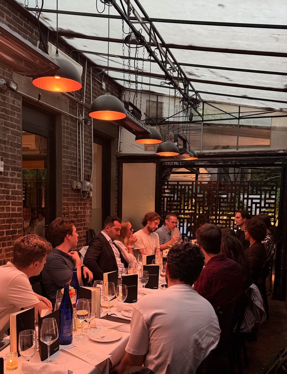 cxqmaggie's tweet photo. I like to bring together quirky, silly, intelligent internet friends and put them in a room for 3 hours 

here’s OFF THE RECORD (nyc) from last night, an @ethconf dinner for founders building financial infrastructure on crypto rails

nobody cares about privacy, until they do :) https://t.co/pHcCpKQjXk
