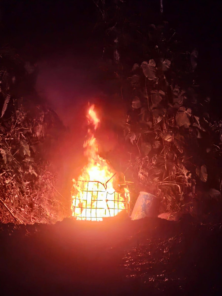 FFAAECUADOR's tweet photo. #ZamoraChinchipe | Las @FFAAECUADOR inhabilitaron una excavadora, una clasificadora tipo Z, un campamento, equipos utilizados para minería ilegal, además se decomisó armamento y combustible durante una operación militar ejecutada en el cantón #Palanda.
#FFAAContigo https://t.co/RqyKE2ADKd