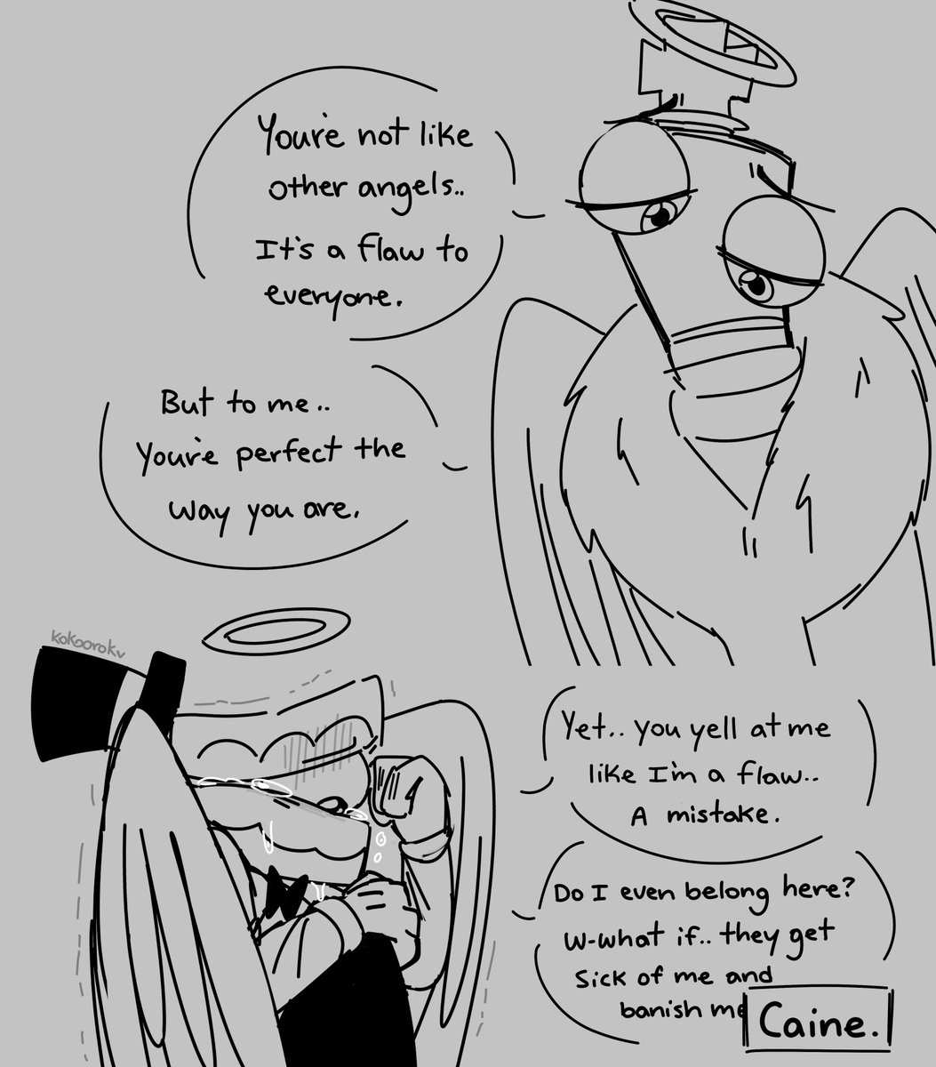 kokoorok's tweet photo. royalteeth angel au (2/?) https://t.co/MAK9Jlltkq