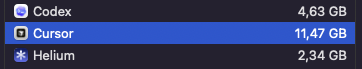 gldgab's tweet photo. leaving Cursor open is basically a death sentence for my mac

why @cursor_ai ? https://t.co/06ittHAu6a
