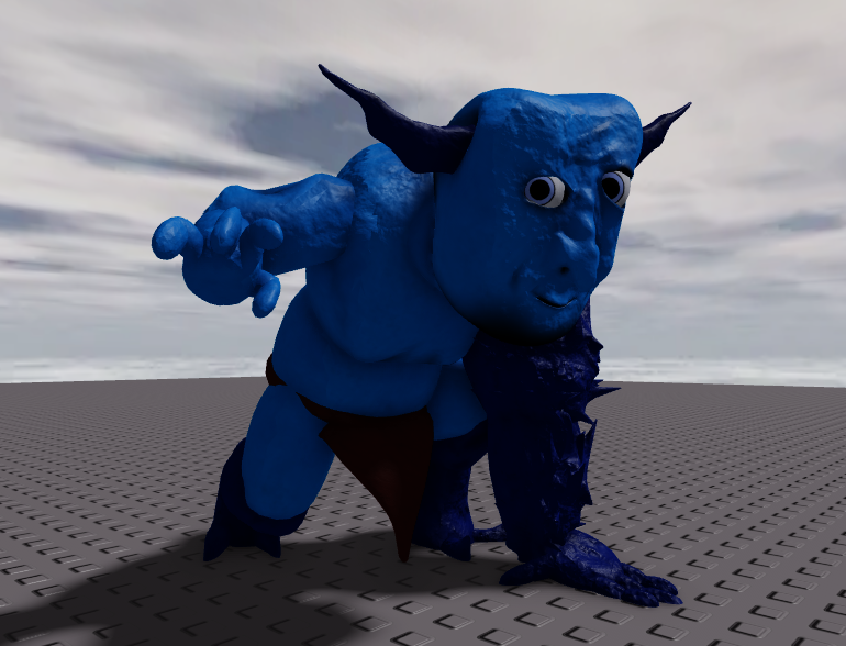 Hazflu1's tweet photo. THE YOKAI 
#asymmetricalarmageddon
#aooni

(Model for my pc2 inspired game) https://t.co/qkSIFiB0xN