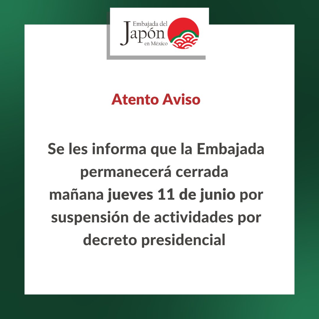 JapanEmb_Mexico's tweet photo. https://t.co/VyyLzpJYt6