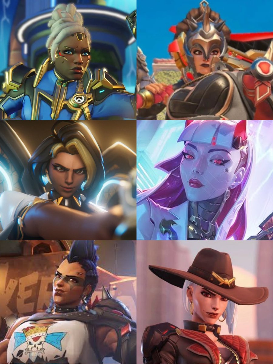 LialKRose's tweet photo. Agora que percebi uma coisa.
Todas as organizações/facções mais importantes e poderosas de Overwatch atualmente são liberadas por mulheres. Viva ao matriarcado. https://t.co/w1YMDPaeQA