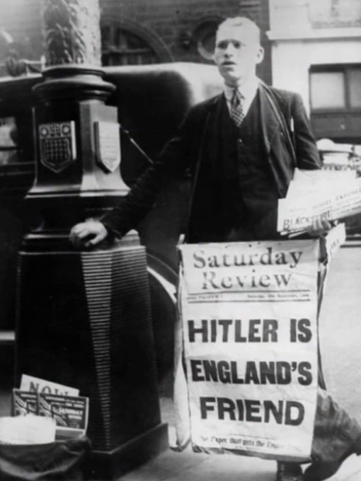 DonnyServusDei's tweet photo. The Painter was a FRIEND of the English.
But the Warmonger Churchill made him an ENEMY of the World.

Before WW2 broke out, support for Fascism and National Socialism was at an ALL TIME HIGH.

In America, England, Spain, Italy, Germany, and SO MANY OTHERS, the movement was GROWING.

But the J*ws saw this, and KNEW it wouldn't benefit their SATANIC agenda.

And so they FORCED the WORLD into war against the Axis Powers, with puppets like Churchill, Stalin, and FDR at the helm.

But now, the world sees the TRUTH!
We KNOW who the REAL VILLAINS of WW2 were.

And we WILL SET THINGS RIGHT!
