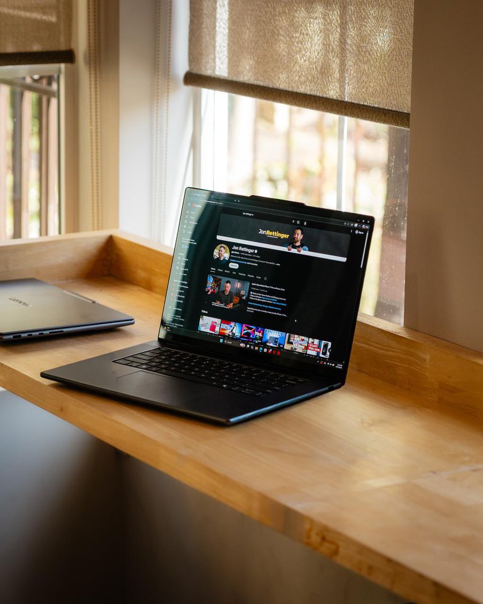 Jon4Lakers's tweet photo. First look at the new Lenovo Yoga Pro 7i Aura Edition and Yoga Pro 9i Aura Edition, imagined with Intel®. Sleek design, tandem OLED, and massive AI performance upgrades. Which size would you pick?

https://t.co/08cnYkRtW1

#LenovoYoga #YogaProAuraEdition #ad #SetupInspiration #Lenovo