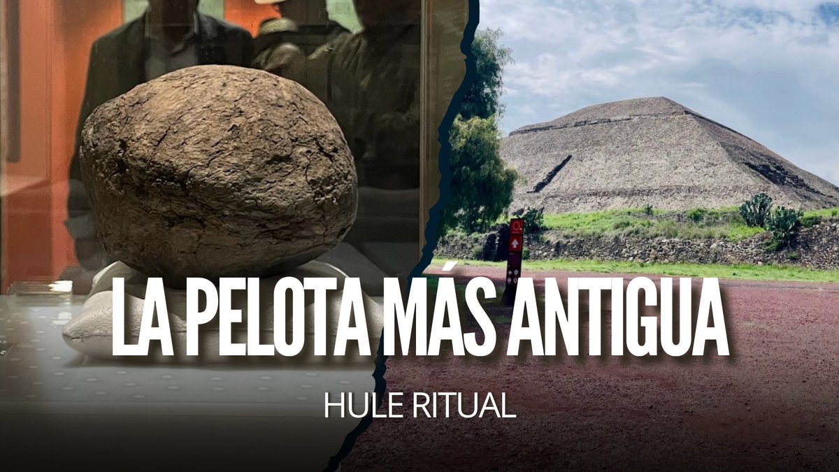 LibretaNegraMx's tweet photo. Asistimos a la inauguración del museo La Grandeza Teotihuacana y de la exposición temporal Hule ritual, pelotas milenarias, una muestra excepcional que resguarda una auténtica joya arqueológica: una pelota de hule con aproximadamente 3,700 años de antigüedad, ¡exhibida por primera vez al público! 

Te lo contamos #EnCorto: https://t.co/DmSaJDrr6y

#CultivamosMemorias