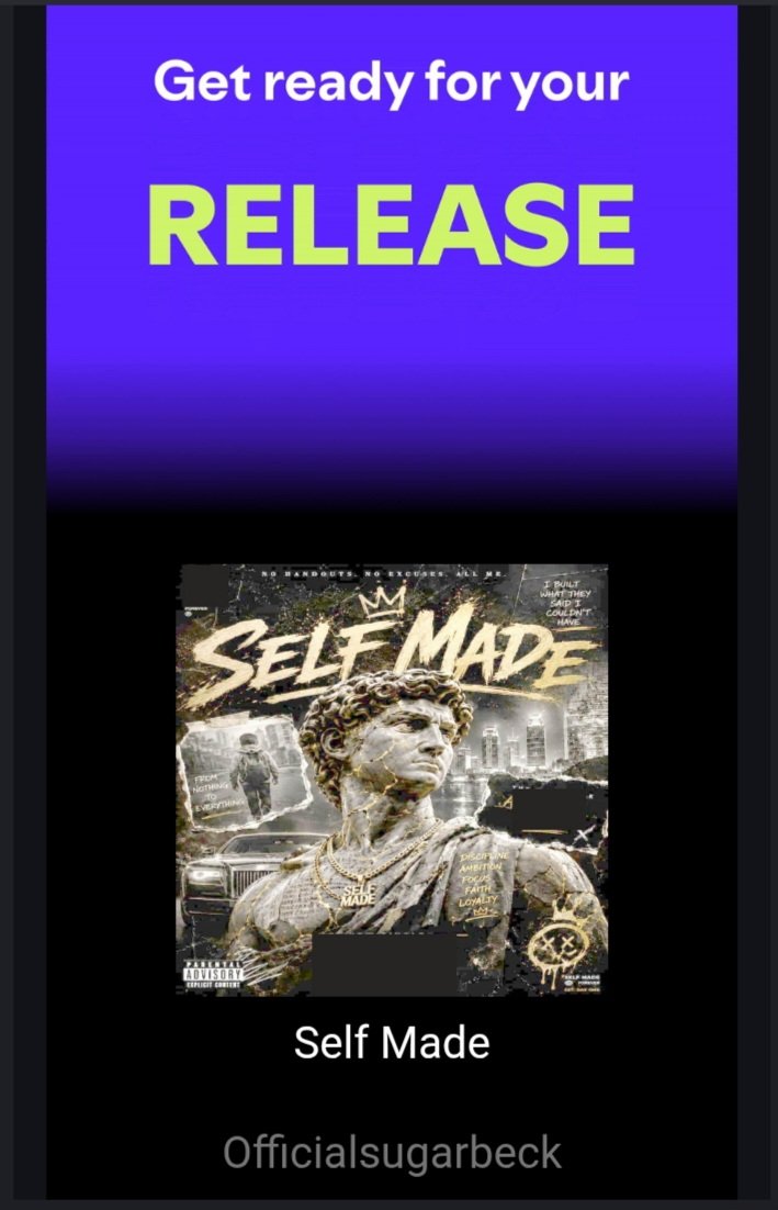 officialsugarbe's tweet photo. NEW MUSIC ALERT! 🎶
The wait is almost over! My brand-new song (Self Made) officially drops on the 26th of this month, and I can't wait for you all to hear it.
Mark your calendars, now
https://t.co/u23OSIEWSq https://t.co/h47cDSDEqa