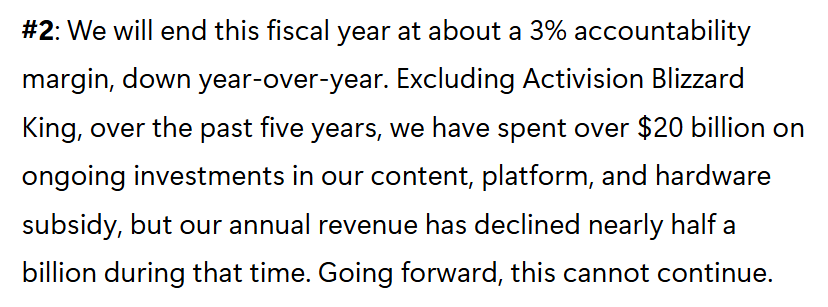 tomwarren's tweet photo. surprising, to say the least, to see Microsoft admit this publicly. Some harsh truths in Asha's memo about the reality of how the Xbox business has been managed https://t.co/MLjVw8Zp6X