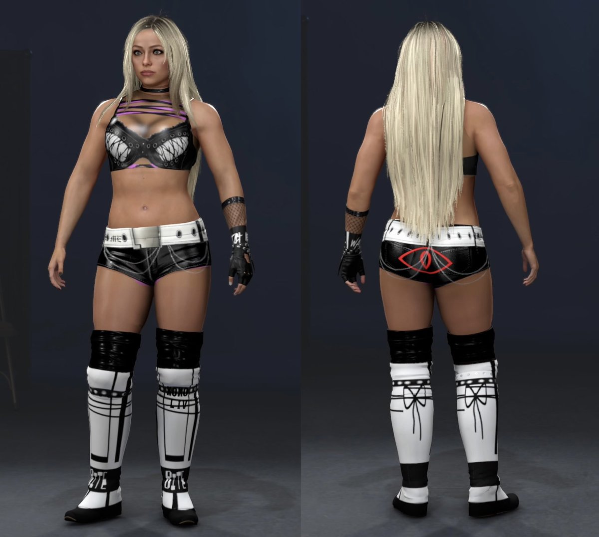t0ny__evans's tweet photo. Trouble trouble..THAT’S ME 🎶

@YaOnlyLivvOnce RAW 06-08 gear
Availaible in CC

Tag:

-LivMorgan
-Superstar
-JudgementDay

@WWEgames @WWE #WWE2K26 https://t.co/daZEBdwFSc
