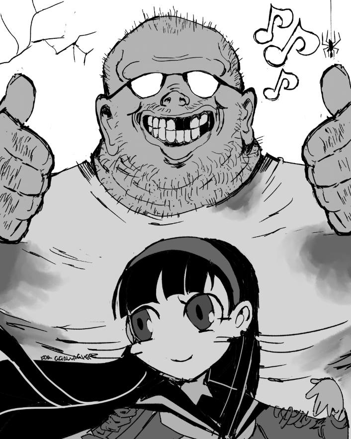 GENCZILLA's tweet photo. Jamal Kun's social link with Microsoft went up, sketch https://t.co/FvwrF37hSX