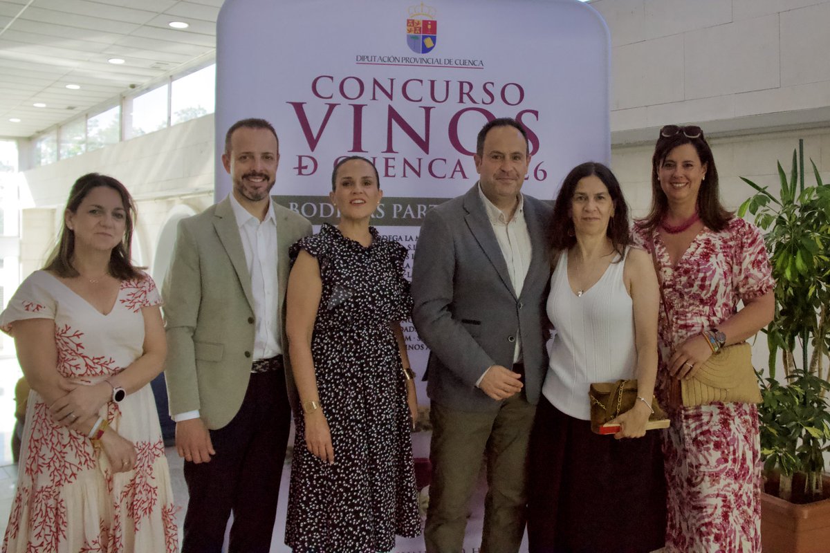 PP_Cuenca's tweet photo. 🍷 ¡Cuenca es tierra de grandes vinos y hoy ha quedado más demostrado que nunca! 🍇

Celebramos la 32ª edición del Concurso de Vinos de Cuenca, una cita que pone en valor el inmenso talento, el esfuerzo y la pasión de nuestros viticultores y bodegas.

¡Brindamos por vosotros! 🥂 https://t.co/kX2LbP6Mt1