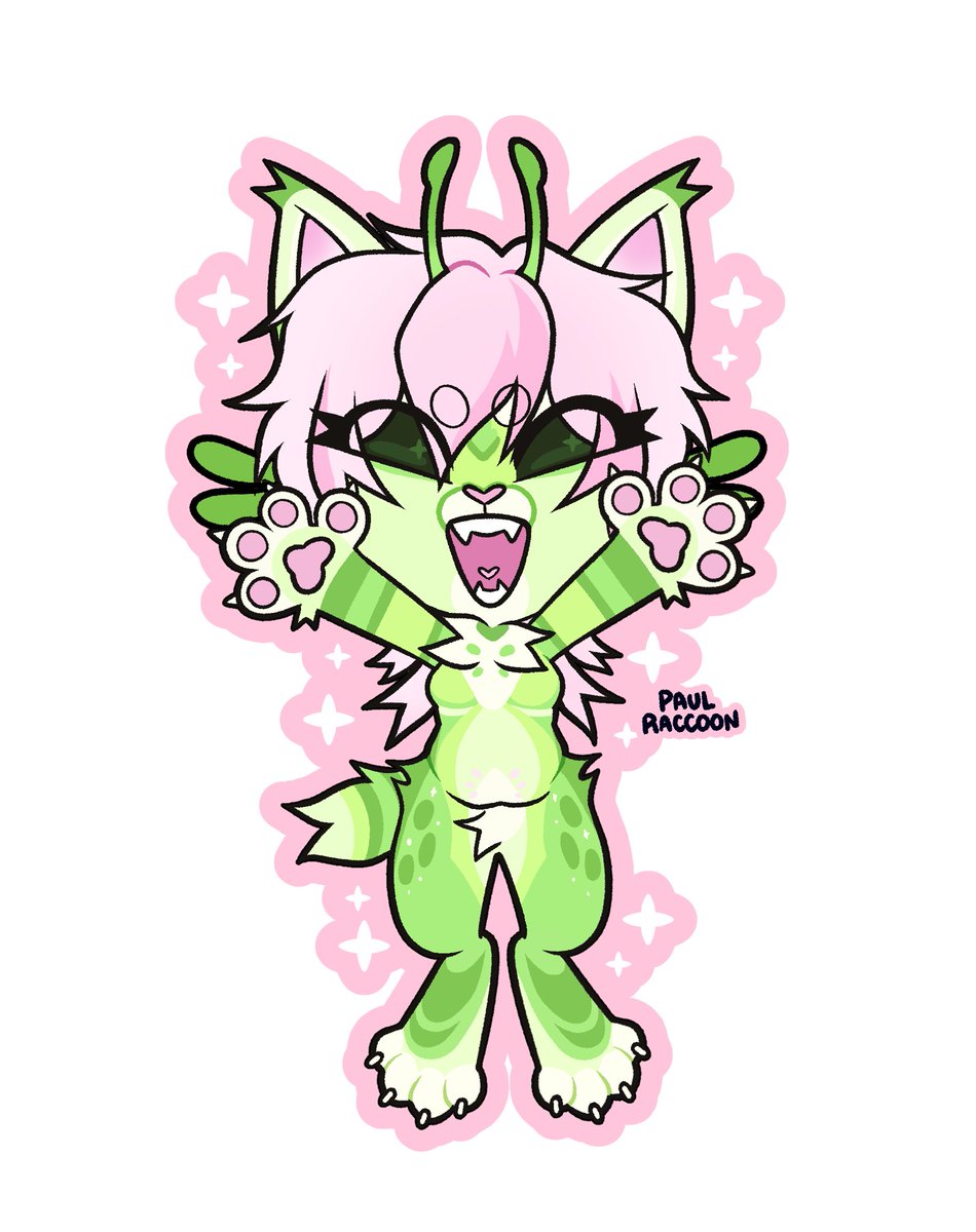 ThatGreenFox's tweet photo. i just gave birth to quadruplets and @PaulBunnyArt is the father 🥹 https://t.co/bAXfE8L6Cu