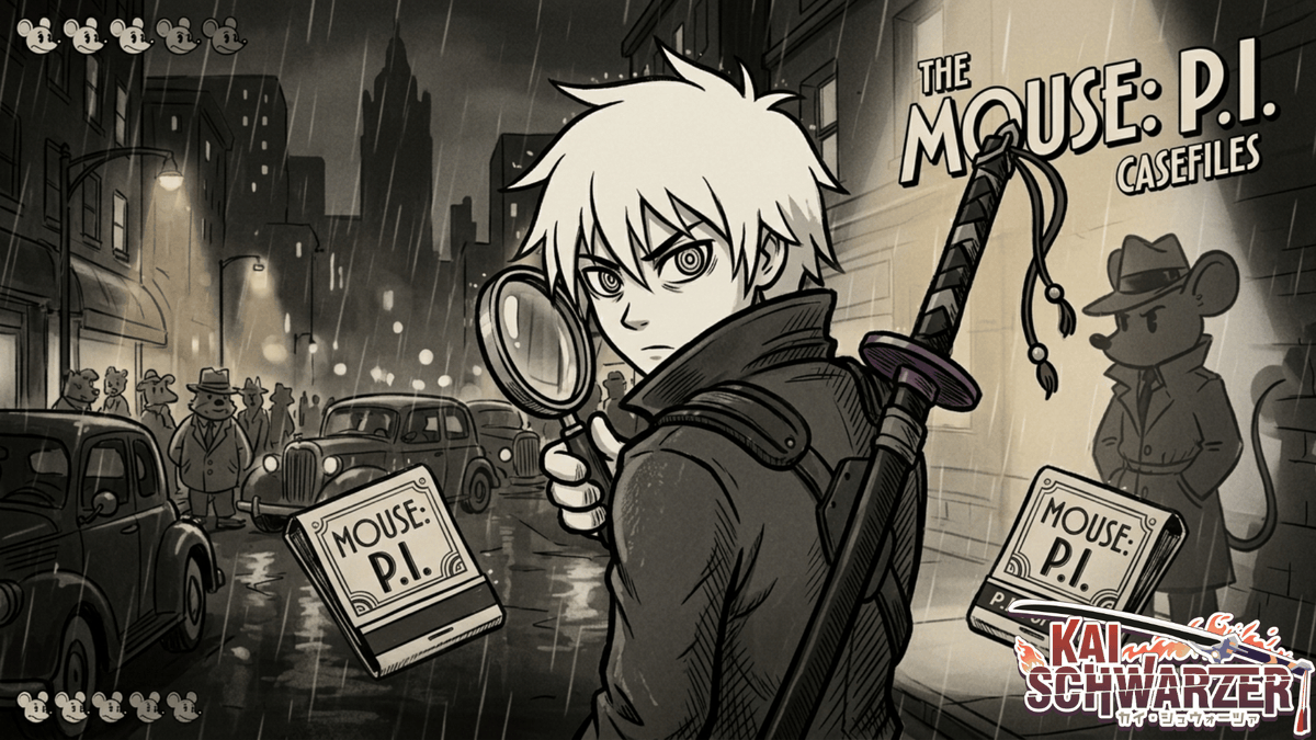 kaischwarzer's tweet photo. 🔴NOW LIVE🔴

Playing some more MOUSE: P.I. FOR HIRE! Come join in to solve more cases and find some cheese.

Links to Stream Down Below⬇️ https://t.co/8OuPLYky3Y