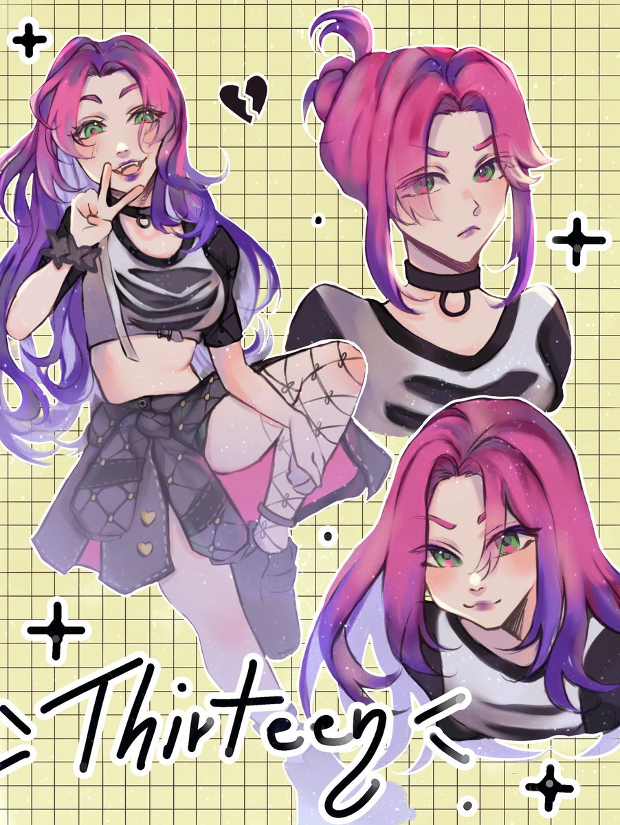 Melon_rosesx's tweet photo. Old Thirteen doodle✨️ https://t.co/xzJDcnmSQ8