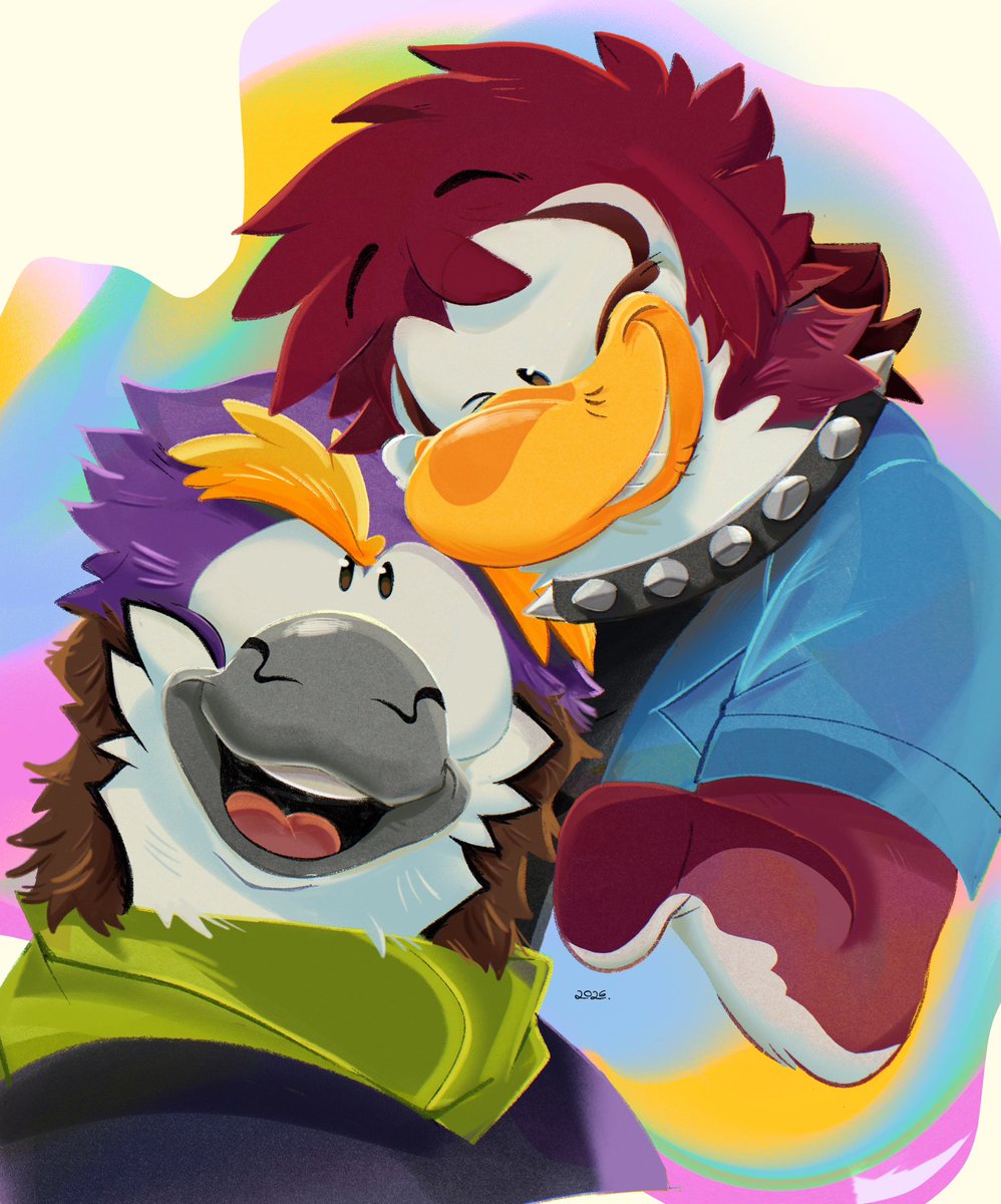 thepenguinpanic's tweet photo. Pride Month has been so great so far that I now have a boyfriend #clubpenguin 
@Wurturx <333 https://t.co/poKGbpqbl8