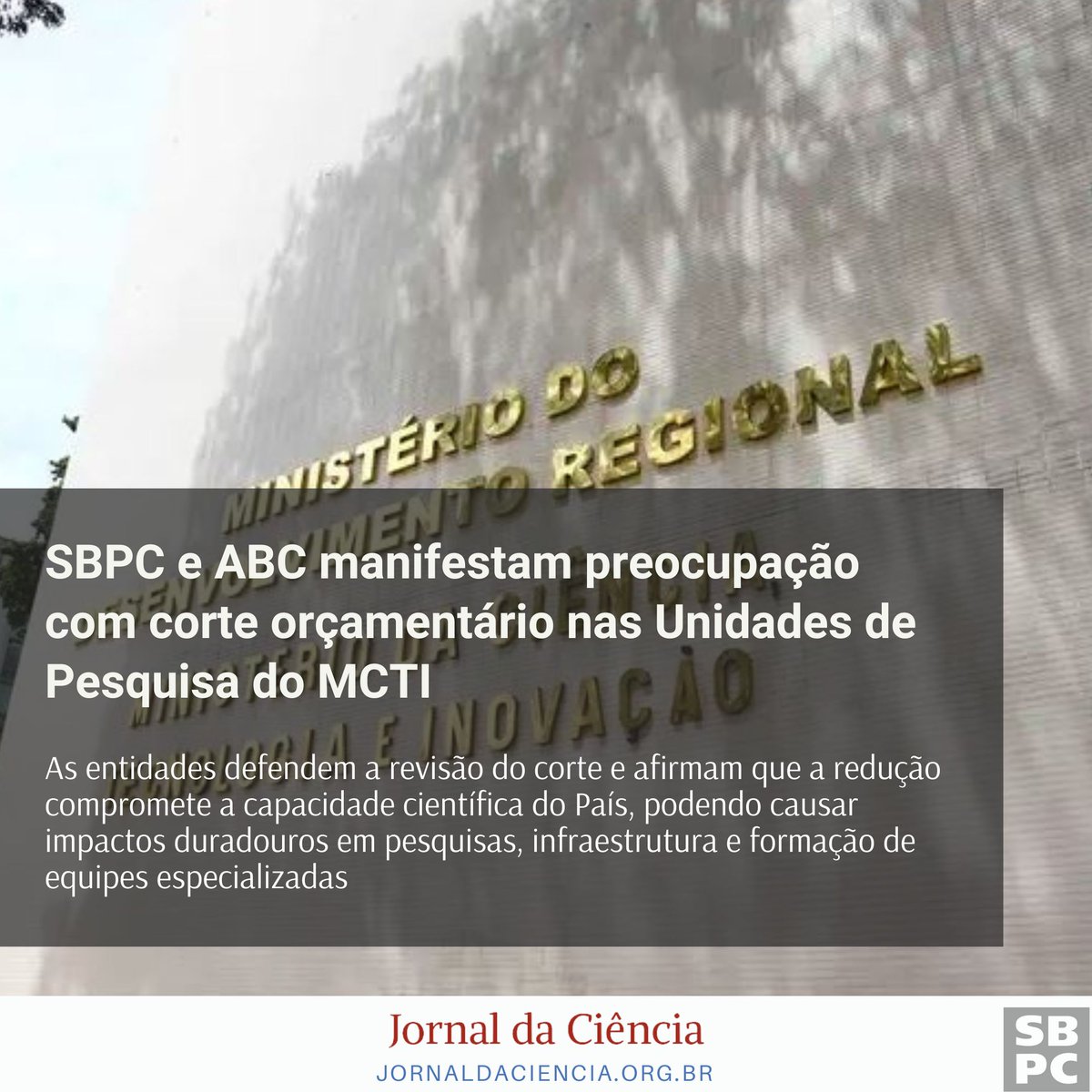 SBPCnet tweet picture