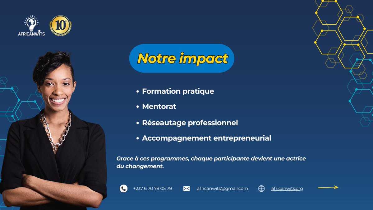 AfricanWITS's tweet photo. Investir dans les femmes, c’est investir dans un continent plus innovant et prospère.

Découvrez notre vision 👇

#AfricanWITS #WomenInTech #EntrepreneuriatFéminin #InnovationAfricaine https://t.co/artRMZy0Tx