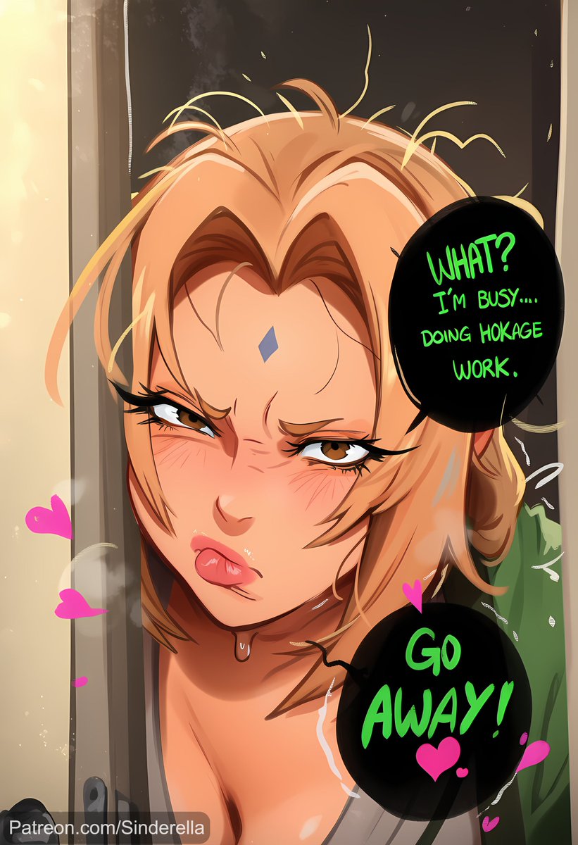 Sinderella's tweet photo. 3 hidden leaf kunoichi sluts get a knock on the door (hinata is literally most women you'll meet) 

coming out for late June DM Rewards <3 https://t.co/VxDb5mie1N