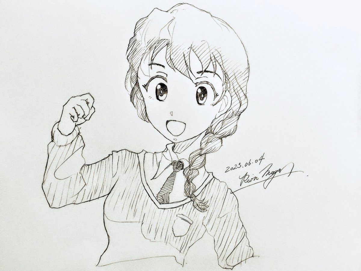 Rion020217411's tweet photo. 過去絵再掲。
おめでとう！！✨🫖🎉

#ルクリリ生誕祭2026
#ルクリリ生誕祭
#ガルパン
#garupan https://t.co/hoCRSJOcqk