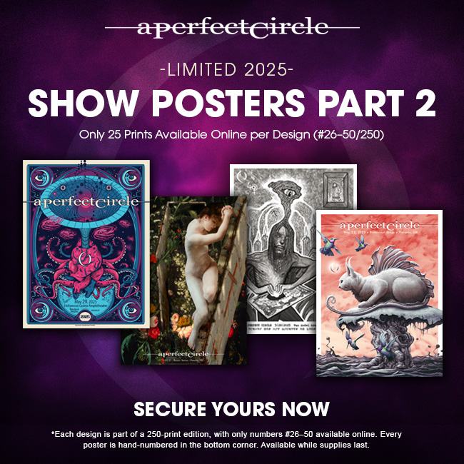 aperfectcircle's tweet photo. Available now: https://t.co/GoASU6hoZi https://t.co/DSQ5fq7uZO