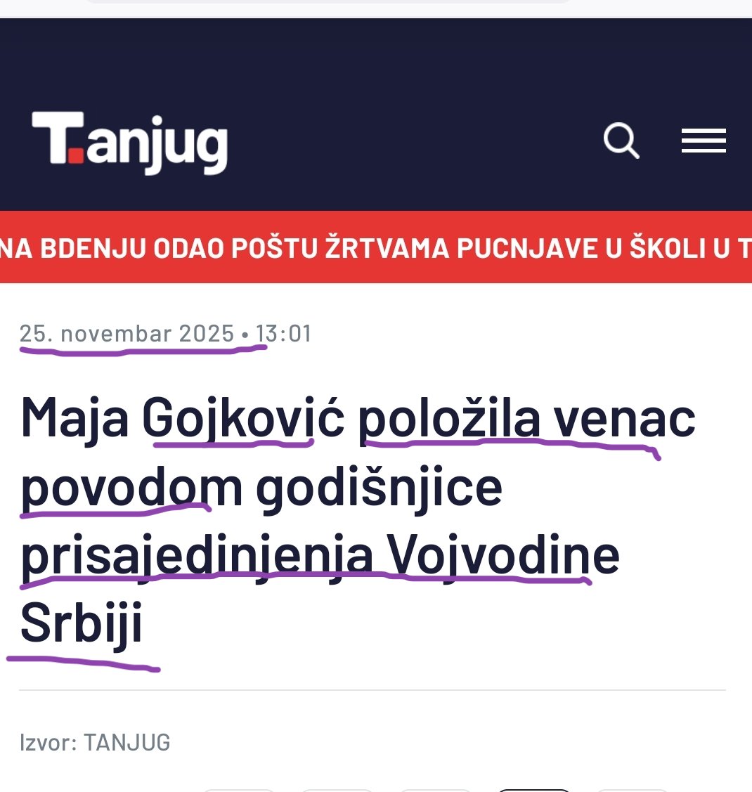MajjjjaMajjjja's tweet photo. SNS je perfidni saveznik tzv.vojvodjanskih autonomasa.Vojvodjanizacija je proces koji promovise SNS Maja Gojkovic!Regionalizacija SRB je EU agenda.Da li je sv.Sava iz Rasa ili je SNS u Pazaru aminovala konzulate BiH i TUR,EU kucu,TUR projekte aerodrom Morava,putevi "za Sandzak?!" https://t.co/ouaoMm96SF