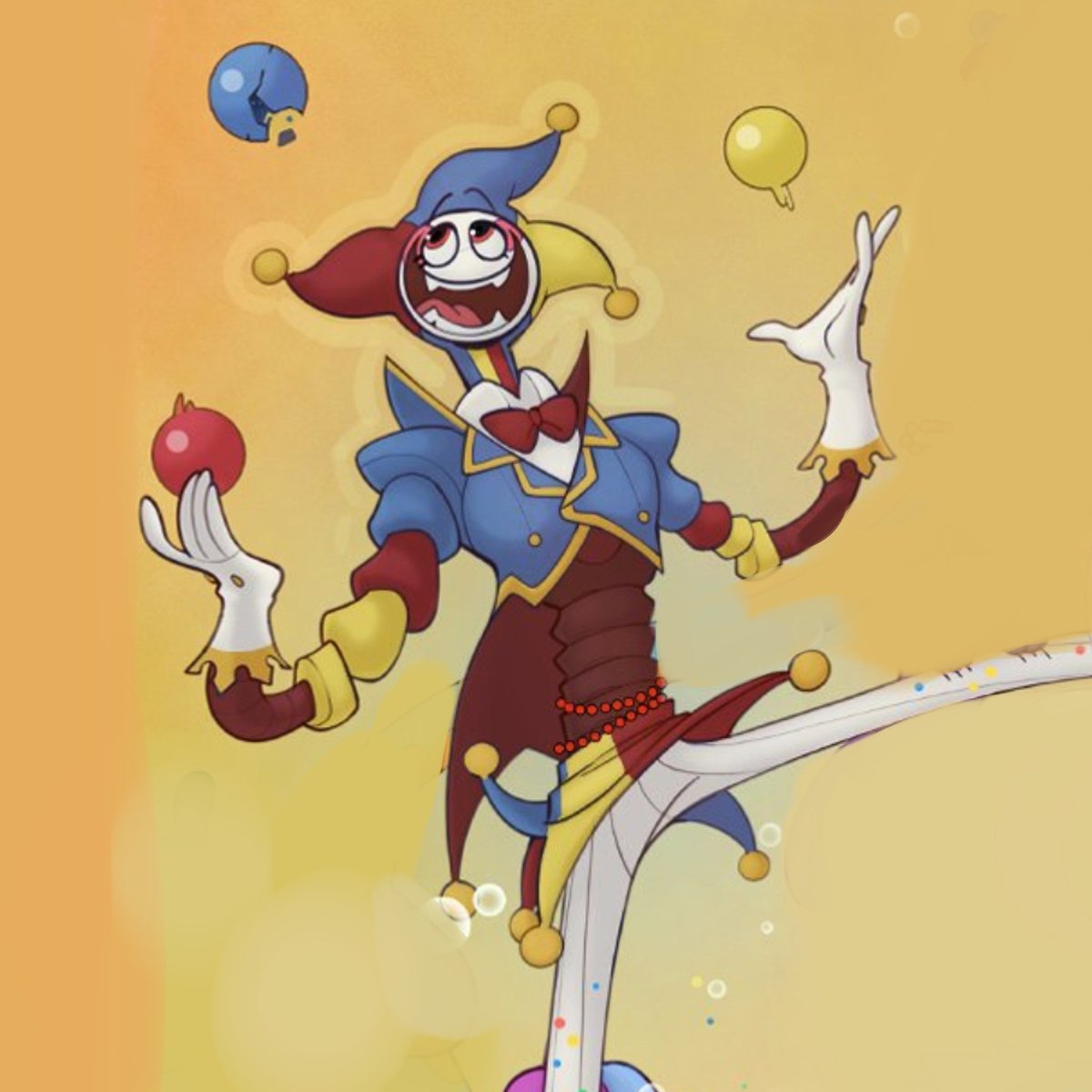 mascotmassacre's tweet photo. 🚨 The Prototype REAL FORM

The new artwork by Mob Entertainment reveals the official toy form of The Prototype. He is a Jester/Joker who performs at the circus.

He is now confirmed to not be a Jack in the Box. https://t.co/WxQGAziOpR