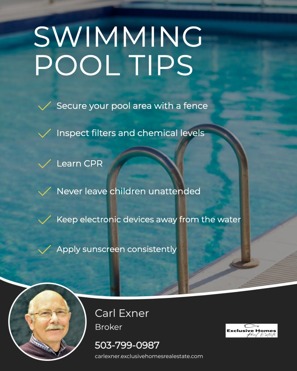 carlexner's tweet photo. Pool season is officially here ☀️💦

Long summer days by the water are one of the best parts of the season, but safety and preparation should always come first.

A little preparation helps keep pool days fun, relaxing, and worry-free all summer long. https://t.co/7LY8bRMKXS